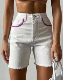 Kratke hlače - kod 11239 - 1 - bijela