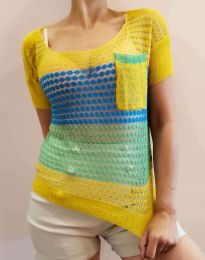 Дамска тениска плетиво - код 7634 - 1