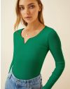 Bluza - kod 21025 - zelena